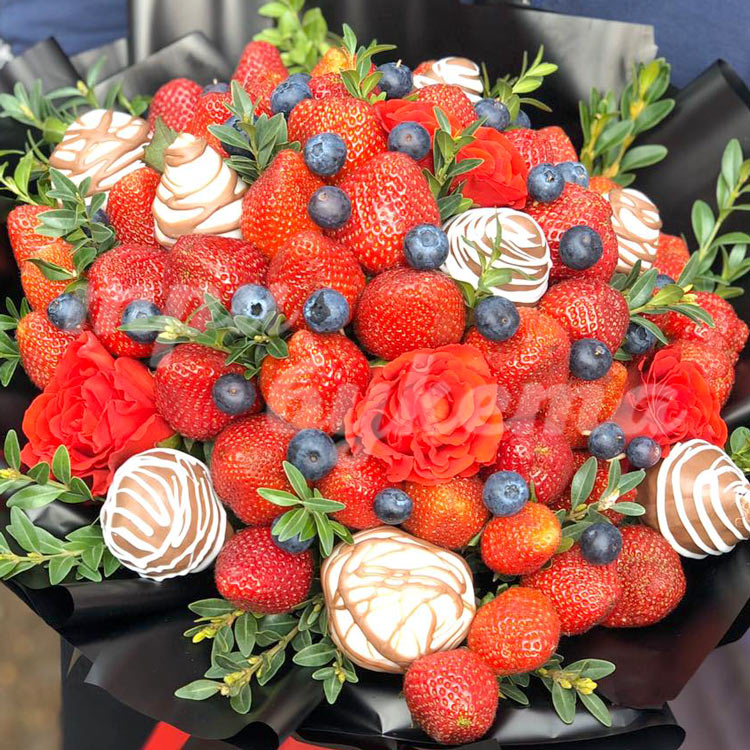 Букет «Романтика» (вид сверху)