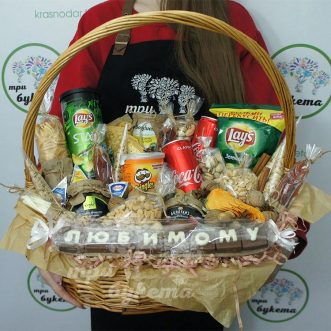 Корзина к пенному для любимого